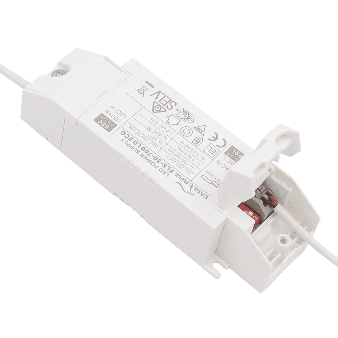 City Downlight 12/14/16W Blanc De Designlight - La puissance est r&eacute;gl&eacute;e via le c&ocirc;t&eacute; secondaire du driver et la temp&eacute;rature de couleur via une commande sur le c&acirc;ble entre le driver et le luminaire.