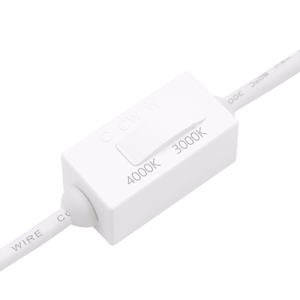 City Downlight 16/20/24W Blanc De Designlight - La temp&eacute;rature de couleur est r&eacute;gl&eacute;e par une commande sur le c&acirc;ble entre le driver et le luminaire, simplifiant ainsi le r&eacute;glage lors de l'installation.