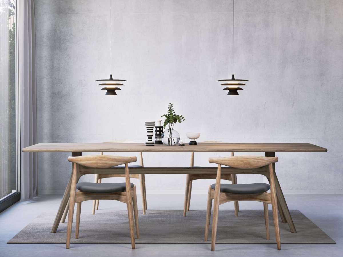 DaVinci Ø30 Noir mat suspension De Belid - La suspension DaVinci s'int&egrave;gre parfaitement au-dessus de la table &agrave; manger, dans la cuisine ou dans le salon, o&ugrave; elle devient un &eacute;l&eacute;ment d&eacute;coratif et fonctionnel.
