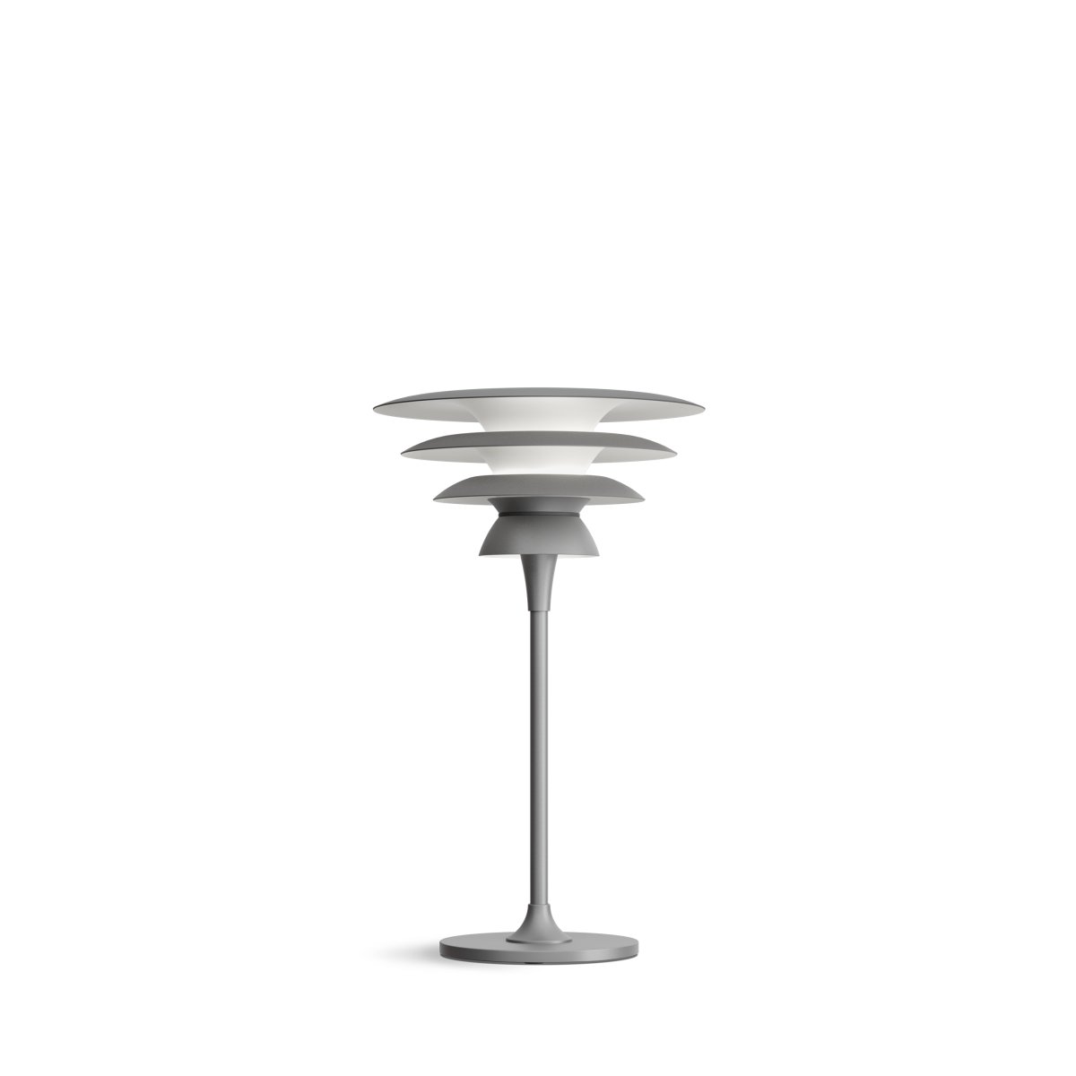 Da Vinci 50cm Gris oxyde lampe de table De Belid - Avec une hauteur de 50 cm et un abat-jour de 30 cm de diam&egrave;tre, il cr&eacute;e une belle lumi&egrave;re qui sublime votre int&eacute;rieur.