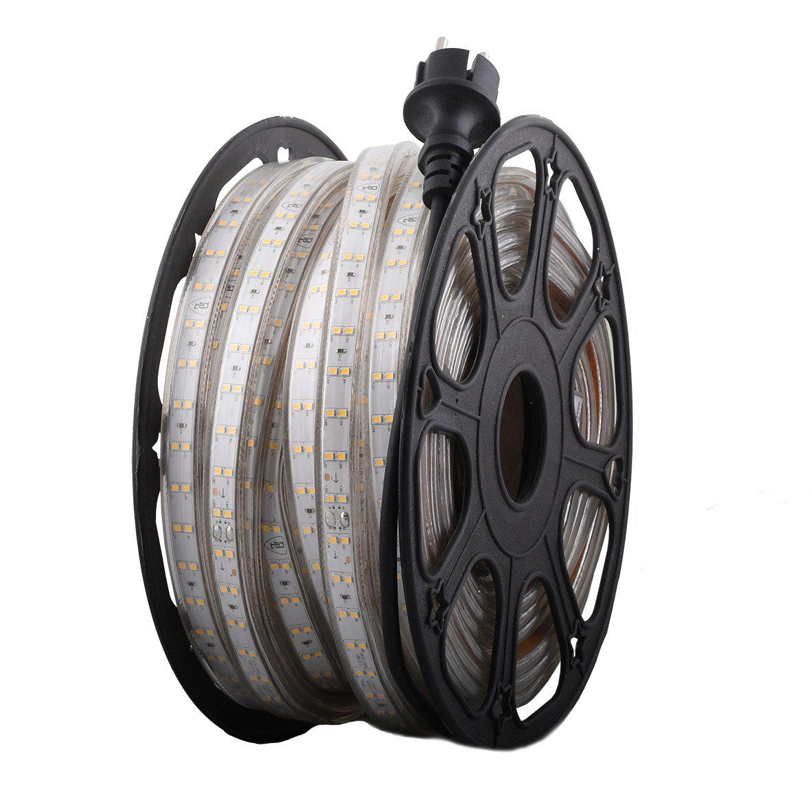 Éclairage de travail DB-551 230V 20m De Designlight - Il suffit de d&eacute;rouler le ruban et de le fixer, par exemple, &agrave; un &eacute;chafaudage pour un &eacute;clairage de travail optimal et flexible.