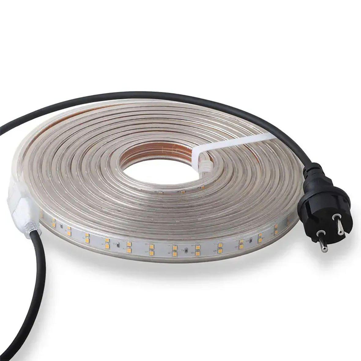 Éclairage de travail DB-553 230V 5m De Designlight - Il suffit de le dérouler et de le fixer, par exemple, à un échafaudage pour un éclairage de travail optimal et flexible.