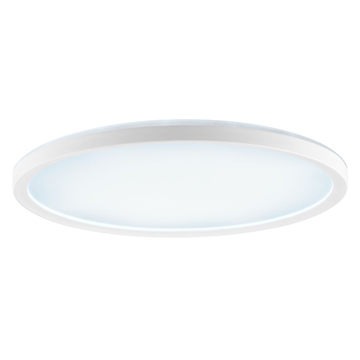 Avola Ø30 Blanc plafonnier De Brilliant - Sa t&eacute;l&eacute;commande permet de r&eacute;gler l'intensit&eacute; lumineuse et la temp&eacute;rature de couleur, du blanc chaud au blanc froid, pour une ambiance lumineuse parfaitement adapt&eacute;e &agrave; chaque occasion et &agrave; chaque besoin.