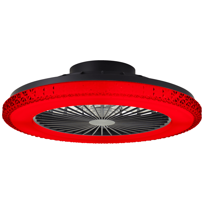 Badria Ø50 Noir De Brilliant - L'intensit&eacute; de l'&eacute;clairage LED est r&eacute;glable, et sa temp&eacute;rature de couleur est ajustable, d'une lumi&egrave;re chaude et agr&eacute;able &agrave; une lumi&egrave;re blanche vive, proche de la lumi&egrave;re du jour.