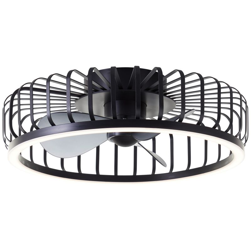 Capo Ø48 Noir De Brilliant - Gr&acirc;ce &agrave; la t&eacute;l&eacute;commande incluse, vous pouvez facilement r&eacute;gler la luminosit&eacute; et la temp&eacute;rature de couleur, du blanc chaud (2&nbsp;700 K) &agrave; la lumi&egrave;re du jour (6&nbsp;500 K).