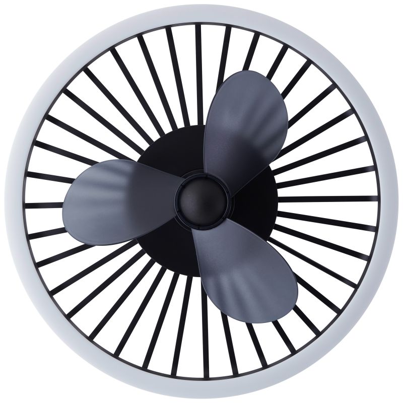 Capo Ø48 Noir De Brilliant - Gr&acirc;ce &agrave; la t&eacute;l&eacute;commande incluse, vous pouvez facilement r&eacute;gler la luminosit&eacute; et la temp&eacute;rature de couleur, du blanc chaud (2&nbsp;700 K) &agrave; la lumi&egrave;re du jour (6&nbsp;500 K).
