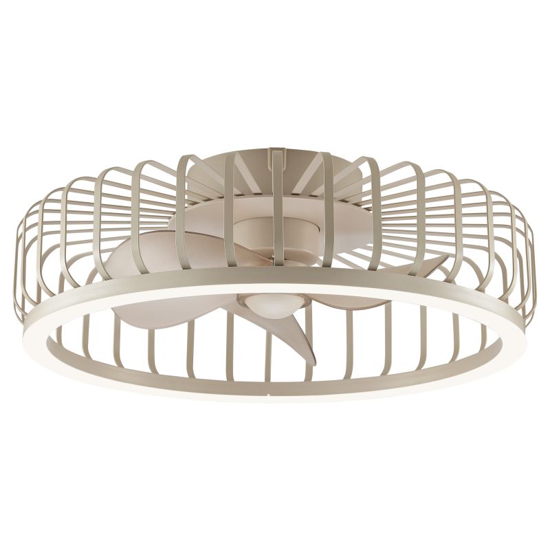 Capo Ø48 Beige De Brilliant - Gr&acirc;ce &agrave; la t&eacute;l&eacute;commande incluse, vous pouvez facilement r&eacute;gler la luminosit&eacute; et la temp&eacute;rature de couleur, du blanc chaud (2&nbsp;700 K) &agrave; la lumi&egrave;re du jour (6&nbsp;500 K).