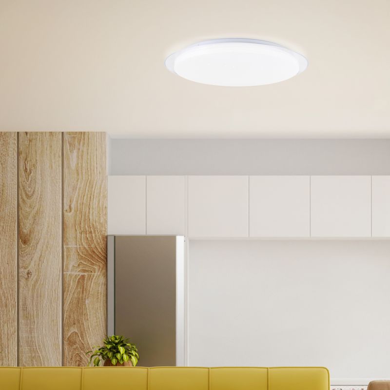 Vittoria Ø57 Blanc lampe pour enfant De Brilliant - Gr&acirc;ce &agrave; la technologie CCT, la temp&eacute;rature de couleur est r&eacute;glable du blanc chaud (3000 K) au blanc froid lumi&egrave;re du jour (6500 K), et l'intensit&eacute; lumineuse est variable.
