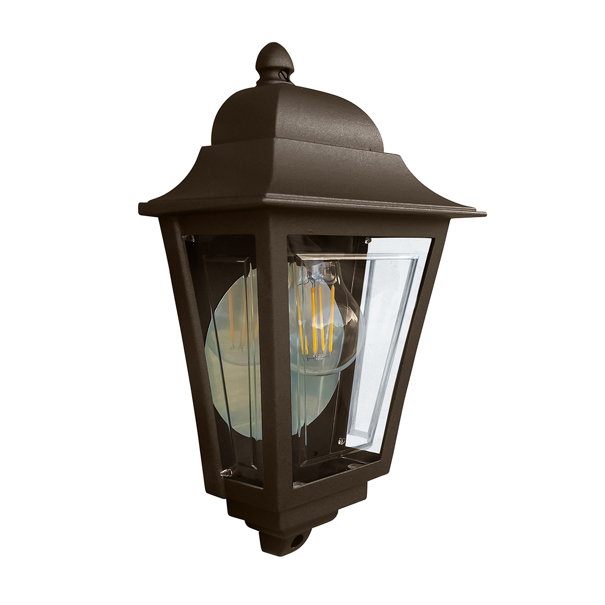 Deco Lane 32cm Bronze lampe d’extérieur De Elstead Lighting - Avec un indice de protection IP44, la lampe est protégée contre la pluie et l'humidité et est donc parfaite pour les façades, les entrées et les terrasses.