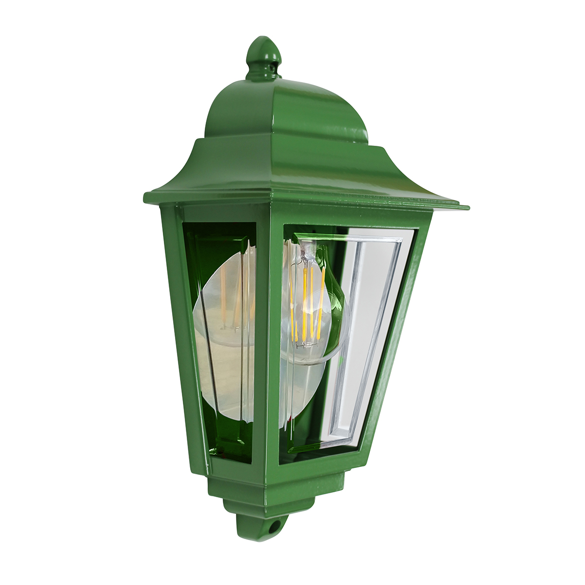 Deco Lane 32cm Vert lampe d’extérieur De Elstead Lighting - Avec un indice de protection IP44, la lampe est protégée contre la pluie et l'humidité et est donc parfaite pour les façades, les entrées et les terrasses.