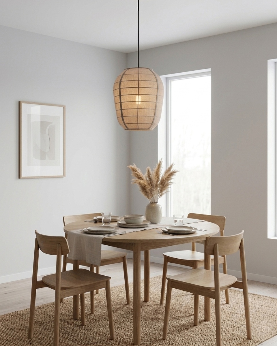 Delino Ø40 Beige suspension De By Rydéns - Delino est une suspension &eacute;l&eacute;gante qui allie mat&eacute;riaux naturels et design doux et intemporel.