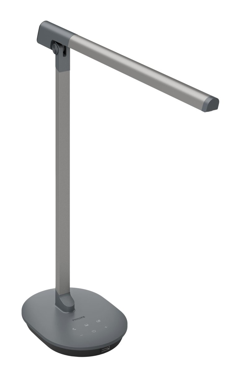 Sword 42cm Gris foncé lampe de bureau De Philips - Avec sa conception robuste et ses performances optimales, la lampe de table Philips LED Performance est la lumière parfaite pour votre maison.