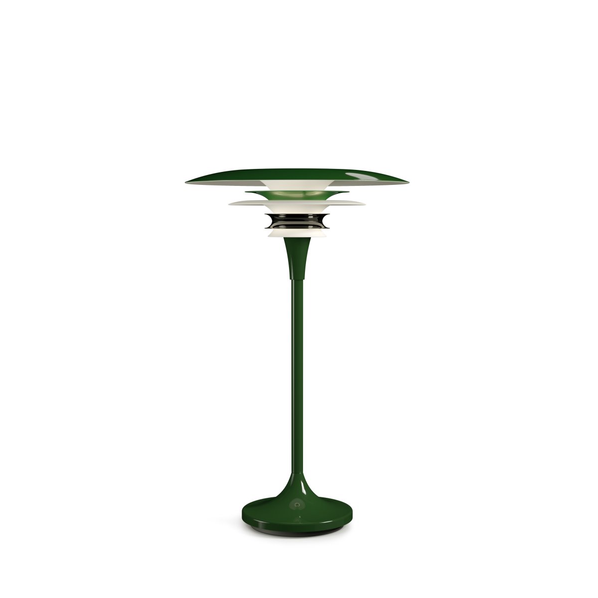 Diablo 48cm Vert/blanc lampe de table De Belid - Il est fourni avec un c&acirc;ble de 2 m, un interrupteur et une prise.