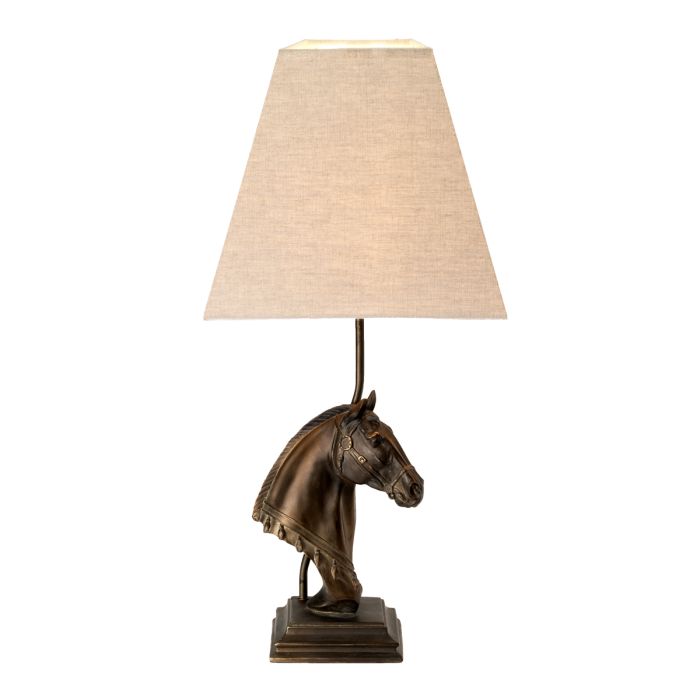 Eclipse 38cm Bronze lampe de table De Elstead Lighting - L'abat-jour conique et carré, en jute naturel laminé, diffuse une lumière douce et agréable.