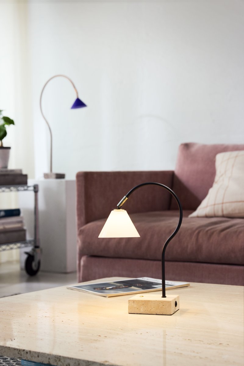 Question 30cm Noir portable De Halo Design - 
