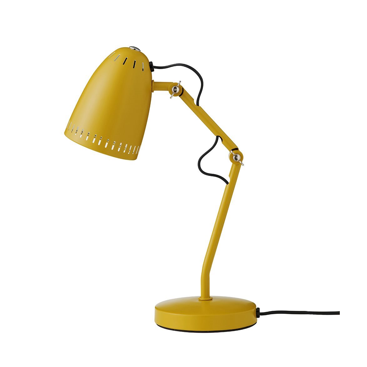 Dynamo 40cm Jaune lampe de bureau De Superliving - Adapté à la fois à la maison et au bureau, Dynamo allie durabilité et une touche d'inspiration rétro.
