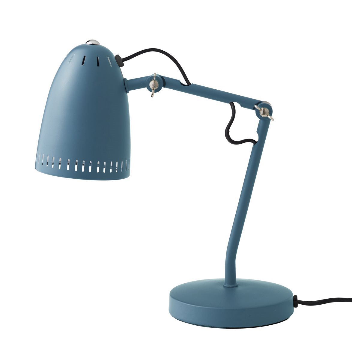 Dynamo 40cm Vert-bleu lampe de bureau De Superliving - Le design minimaliste et la construction robuste de la lampe allient style et durabilité, ce qui en fait un détail idéal pour les environnements modernes et classiques.