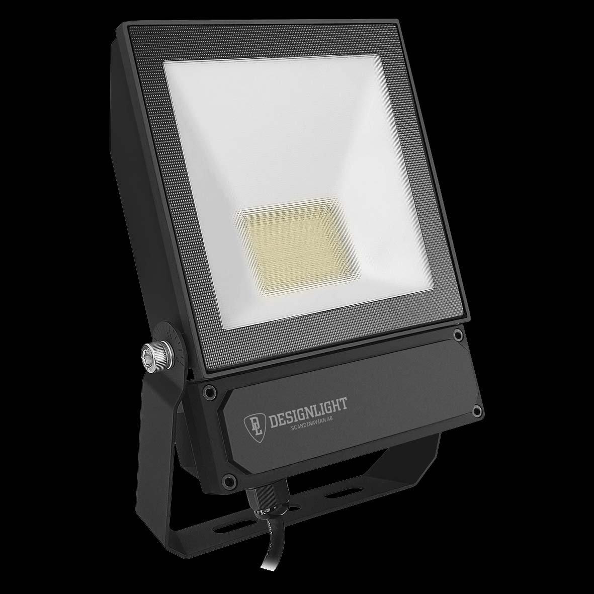 Elly projecteur 50W Noir De Designlight - L'Elly 50W est fourni avec un c&acirc;ble de connexion de 0,8 m&egrave;tre pour une installation simple et rapide.
