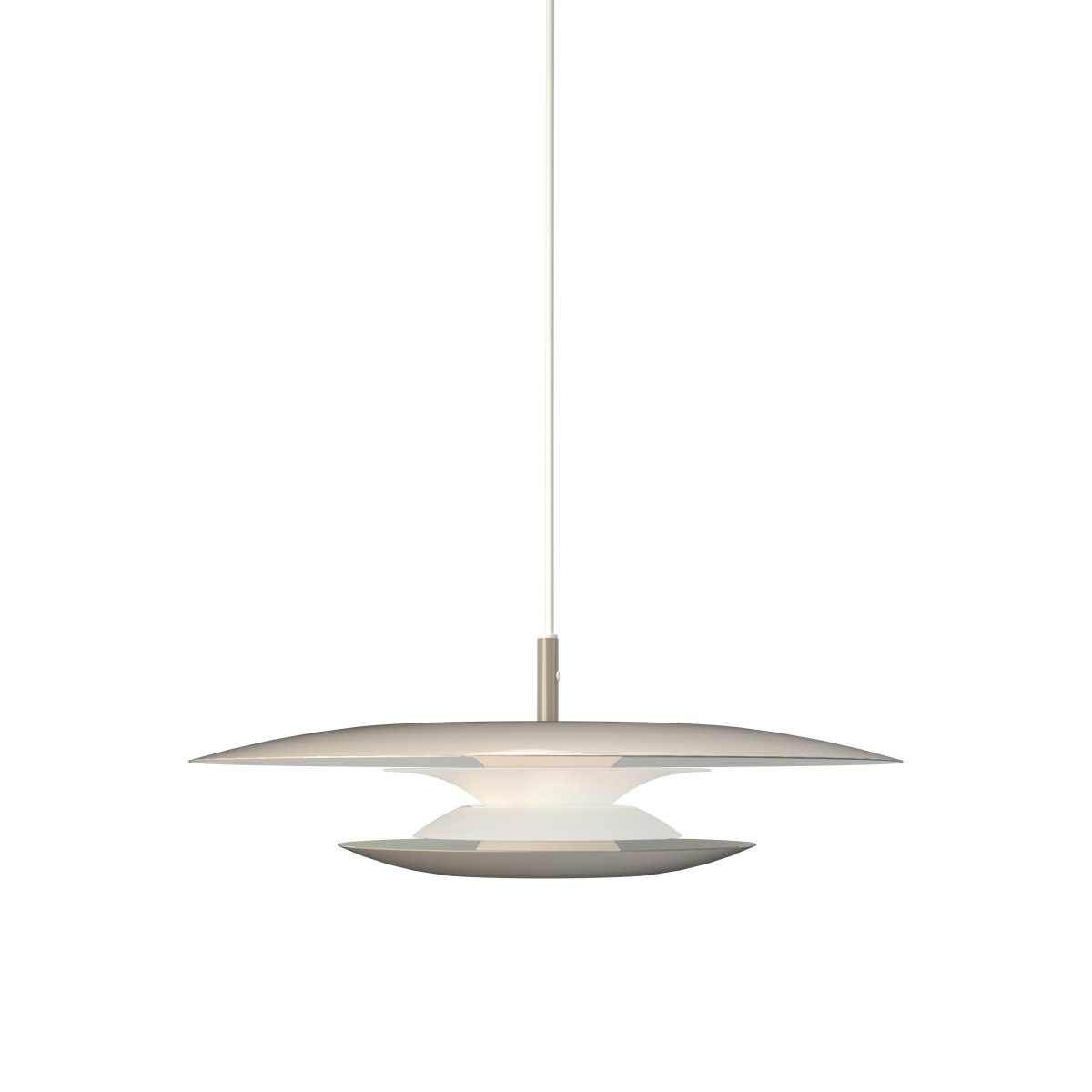  Eclipse Ø43 Greige suspension De Belid - Eclipse est une cr&eacute;ation originale et intemporelle de Belid, fabriqu&eacute;e avec soin dans leur usine de Varberg.