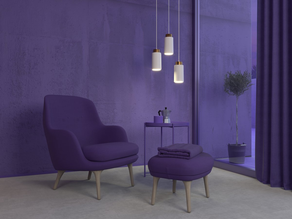 Edge Ø12 Blanc suspension De Herstal - Il est recommand&eacute; d'en placer plusieurs en rang&eacute;e au-dessus de la table &agrave; manger ou dans la cuisine.