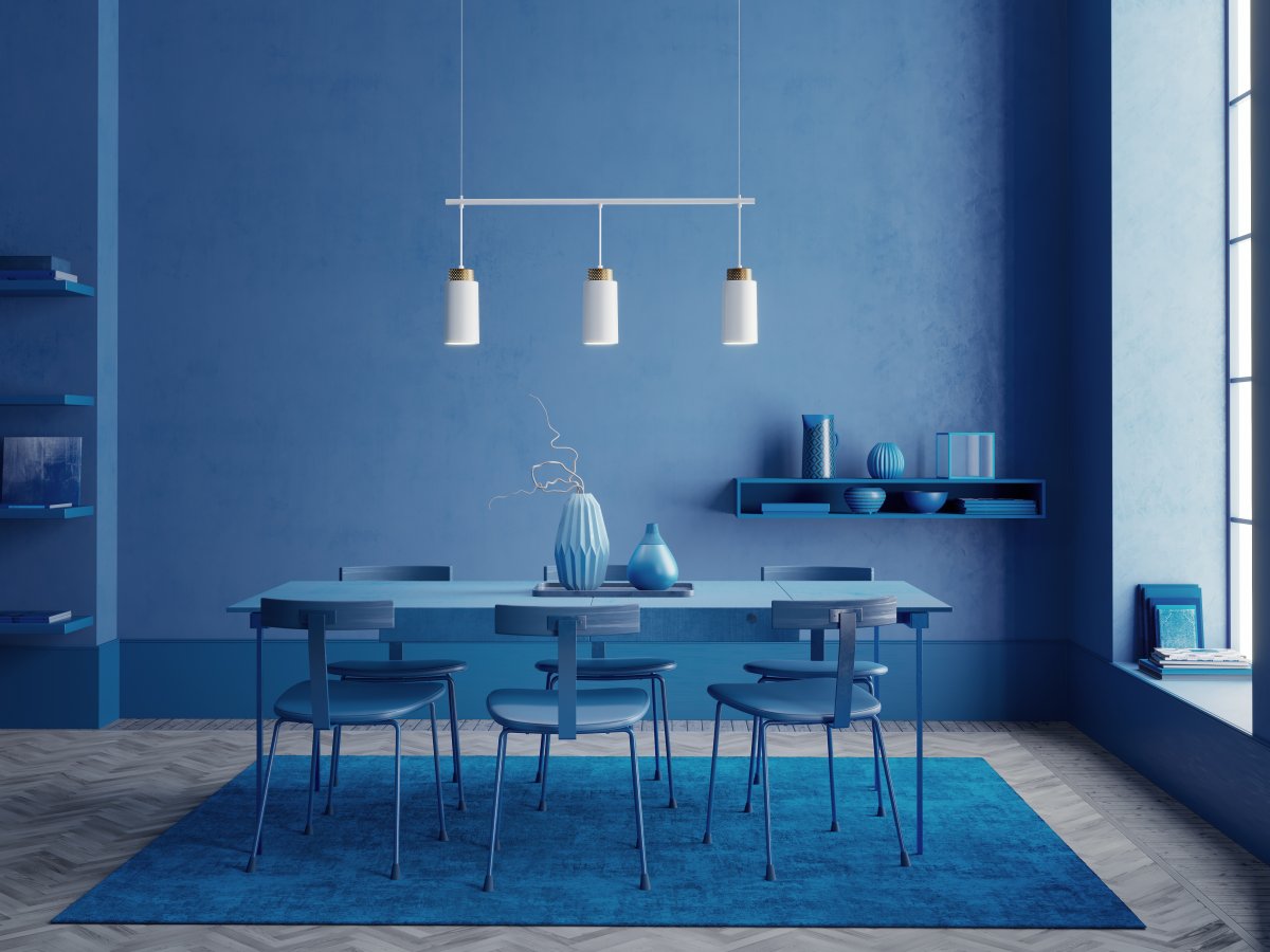 Edge 100cm Blanc suspension De Herstal - Les abat-jour ont un diam&egrave;tre de 11,7 cm et sont con&ccedil;us pour fournir une lumi&egrave;re suppl&eacute;mentaire au-dessus de la table.