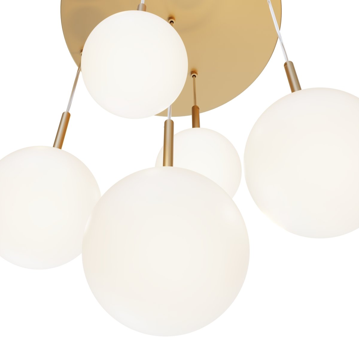 Basic form Ø58 Or suspension De Maytoni - La conception suspendue de la lampe fournit une lumière douce et uniforme qui améliore l'atmosphère et crée une ambiance agréable.