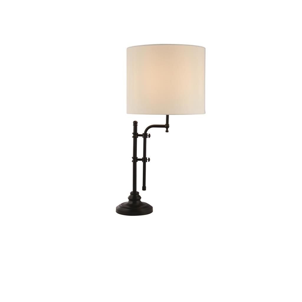 Munich 77cm Noir lampe de table De Searchlight - La lampe de table Munich allie style et fonctionnalité de manière intemporelle.