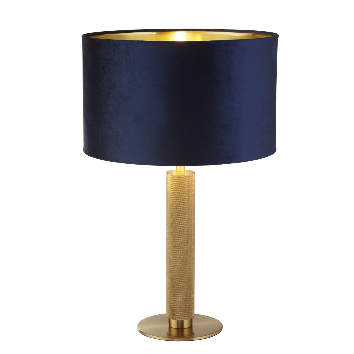 London 63cm Bleu foncé lampe de table De Searchlight - Le design moderne et &eacute;l&eacute;gant de la lampe en fait le compl&eacute;ment parfait pour tous ceux qui recherchent un d&eacute;tail saisissant mais discret dans leur int&eacute;rieur.