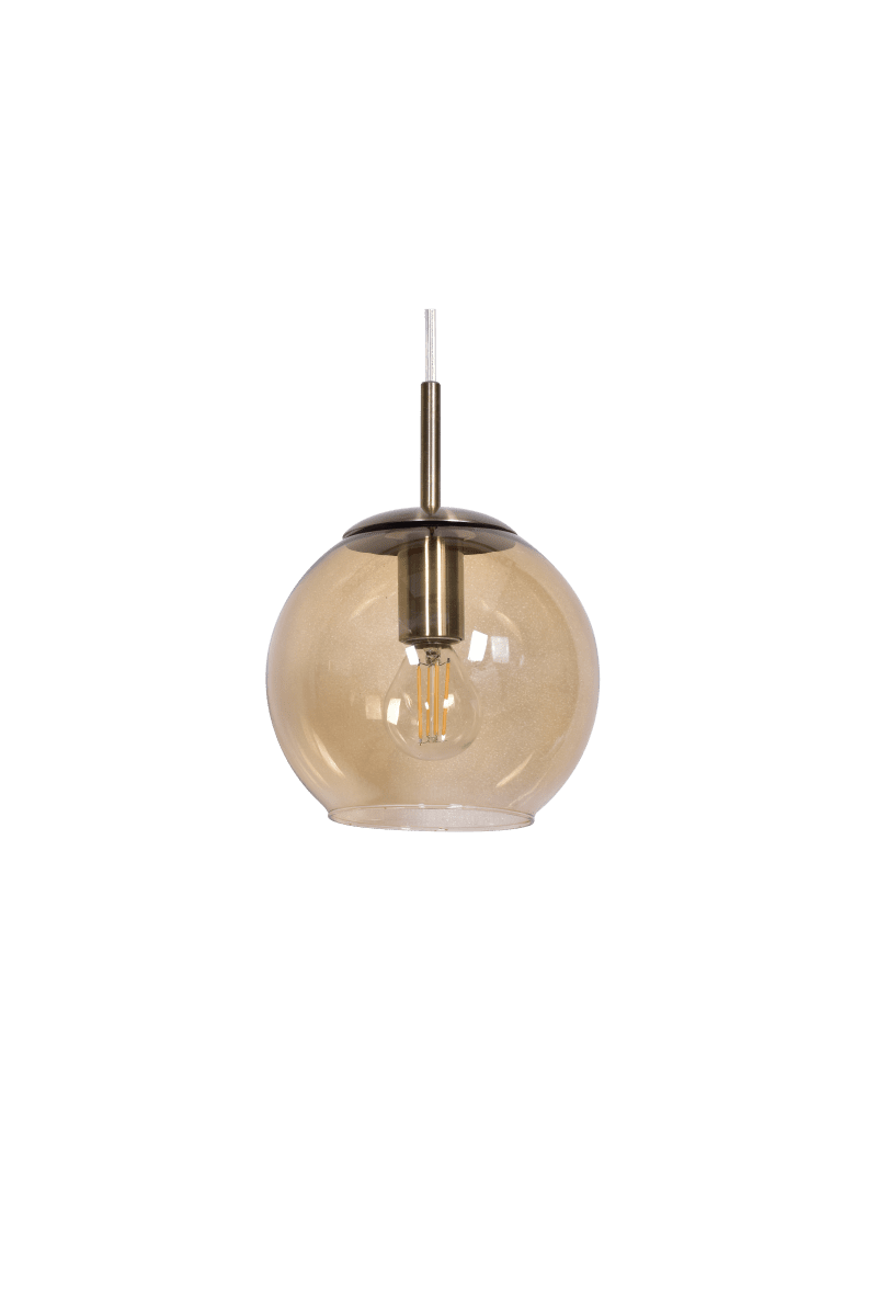  Globi Ø15 Laiton/ambre lampe de fenêtre De Nordic Lighting - La lampe de fen&ecirc;tre Globi est un luminaire &eacute;l&eacute;gant et moderne qui cr&eacute;e une ambiance chaleureuse et accueillante dans n'importe quelle pi&egrave;ce.