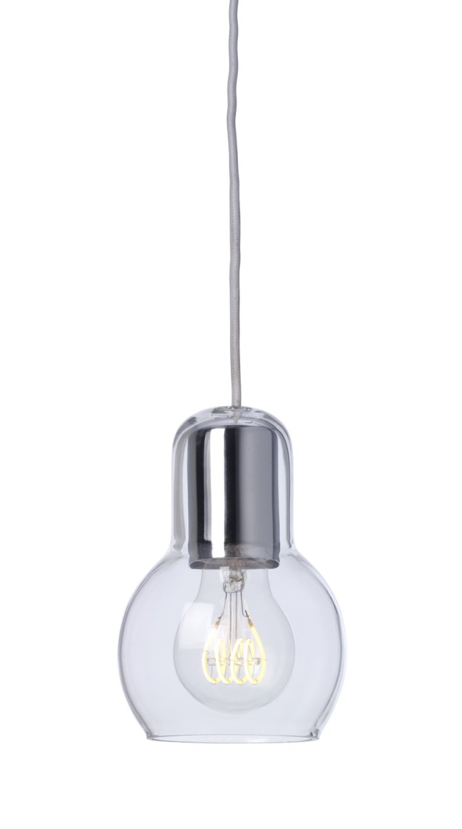  F1090K Argent lampe de fenêtre De Lampan - La lampe émet une lumière douce et agréable, parfaite pour éclairer une fenêtre ou une petite pièce.