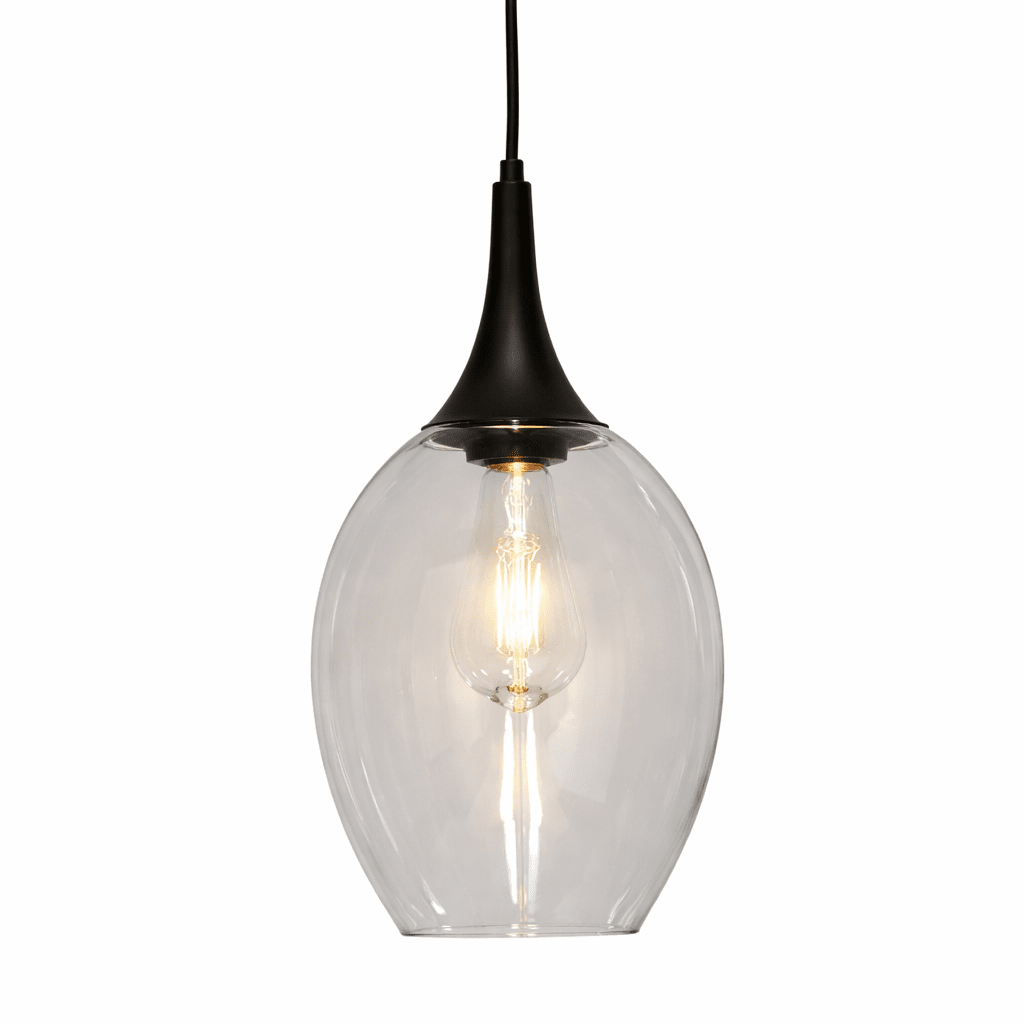 Elipzo Ø18 Couleur fumée lampe de fenêtre De Lampan - Son abat-jour en m&eacute;tal noir lui conf&egrave;re une touche raffin&eacute;e, tandis que son verre fum&eacute; diffuse une lumi&egrave;re douce et tamis&eacute;e.