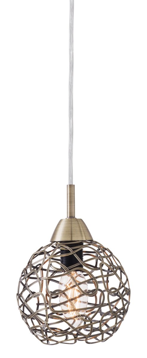 Excel Ø13 Laiton antique lampe de fenêtre De Cottex - La lampe de fen&ecirc;tre en m&eacute;tal Excel a un design complexe qui cr&eacute;e un beau jeu de lumi&egrave;re lorsqu'elle est allum&eacute;e.