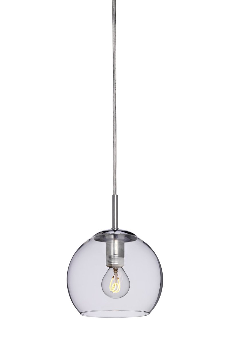  Capella Ø15 Chrome lampe de fenêtre De Cottex - La combinaison de verre transparent et de d&eacute;tails chrom&eacute;s cr&eacute;e un design intemporel.
