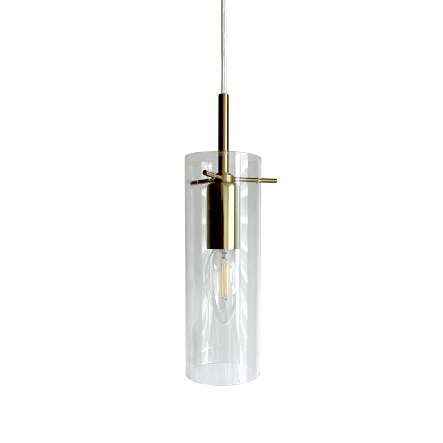 Cilinda Ø7 Laiton/transparent lampe de fenêtre De Nordic Lighting - Cilinda est une lampe de fen&ecirc;tre intemporelle au design &eacute;l&eacute;gant.