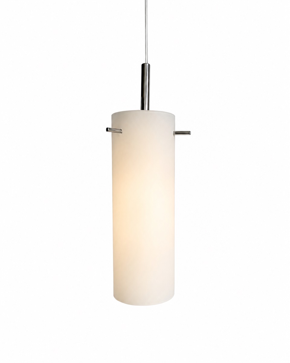 Cilinda Ø7 Chrome/blanc lampe de fenêtre De Nordic Lighting - Cilinda est une lampe de fen&ecirc;tre intemporelle au design &eacute;l&eacute;gant.
