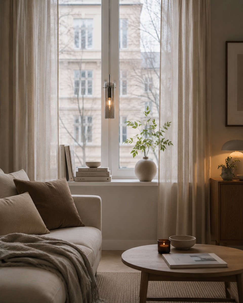 Cilinda Ø7 Chrome/fumé lampe de fenêtre De Nordic Lighting - Cilinda est une lampe de fen&ecirc;tre intemporelle au design &eacute;l&eacute;gant.
