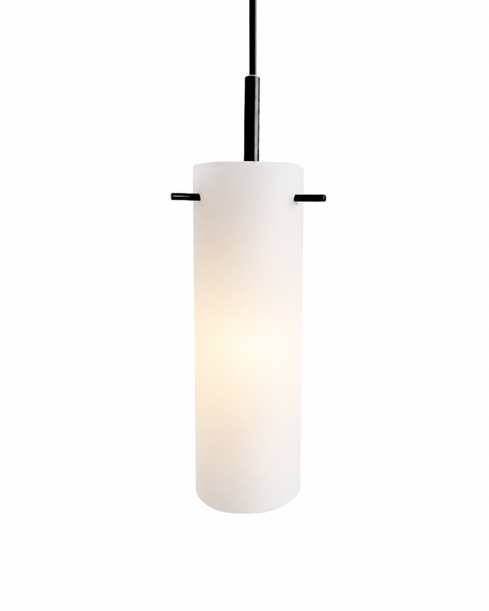 Cilinda Ø7 Noir et blanc lampe de fenêtre De Nordic Lighting - Cilinda est une lampe de fenêtre intemporelle au design élégant.