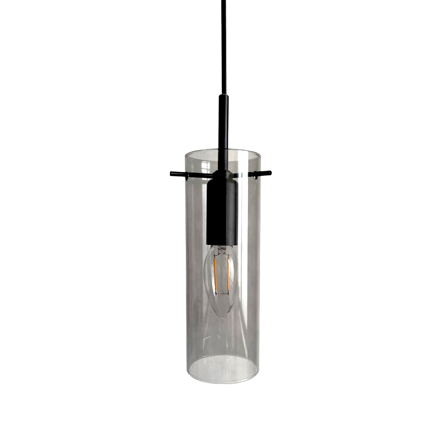 Cilinda Ø7 Noir/Fumé lampe de fenêtre De Nordic Lighting - Cilinda est une lampe de fen&ecirc;tre intemporelle au design &eacute;l&eacute;gant.