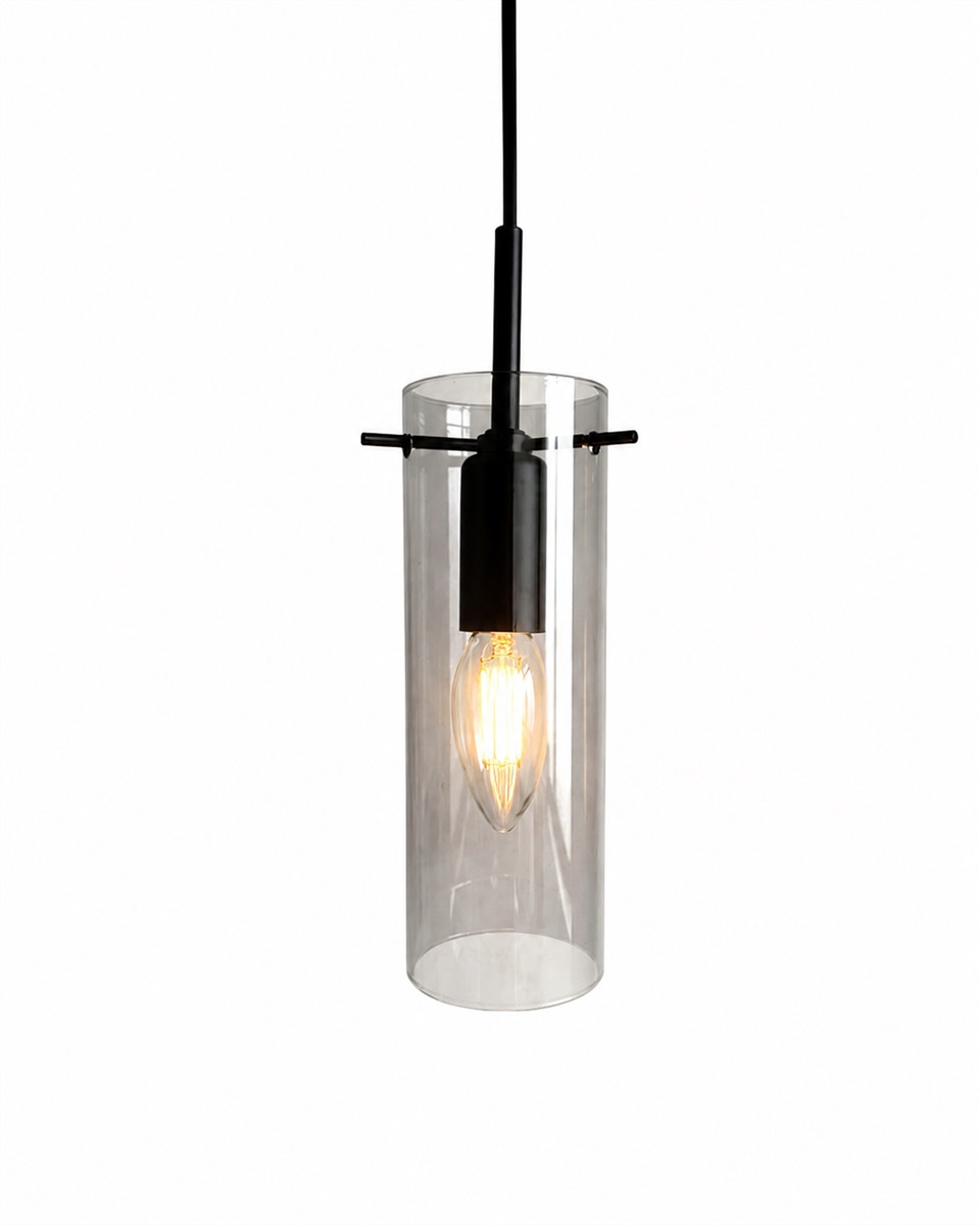Cilinda Ø7 Noir/Fumé lampe de fenêtre De Nordic Lighting - Cilinda est une lampe de fen&ecirc;tre intemporelle au design &eacute;l&eacute;gant.