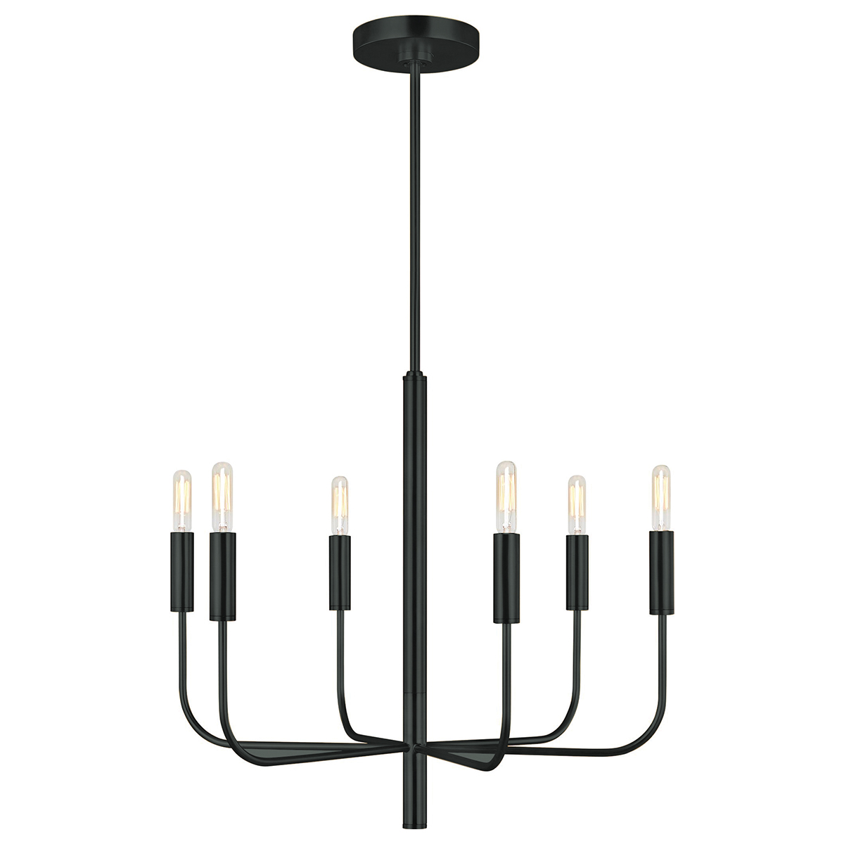 Brianna Ø60 Noir suspension De Elstead Lighting - Brianna est id&eacute;al au-dessus d'une table &agrave; manger ou comme &eacute;clairage principal dans un salon, o&ugrave; il cr&eacute;e un point focal saisissant.