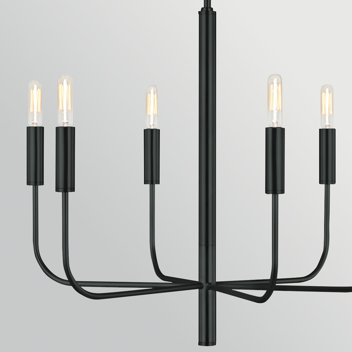 Brianna Ø60 Noir suspension De Elstead Lighting - Brianna est id&eacute;al au-dessus d'une table &agrave; manger ou comme &eacute;clairage principal dans un salon, o&ugrave; il cr&eacute;e un point focal saisissant.