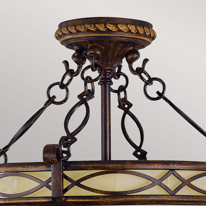 Drawing Room Ø40 Bronze plafonnier De Elstead Lighting - Drawing Room &auml;r en kollektion i klassisk edvardiansk stil.