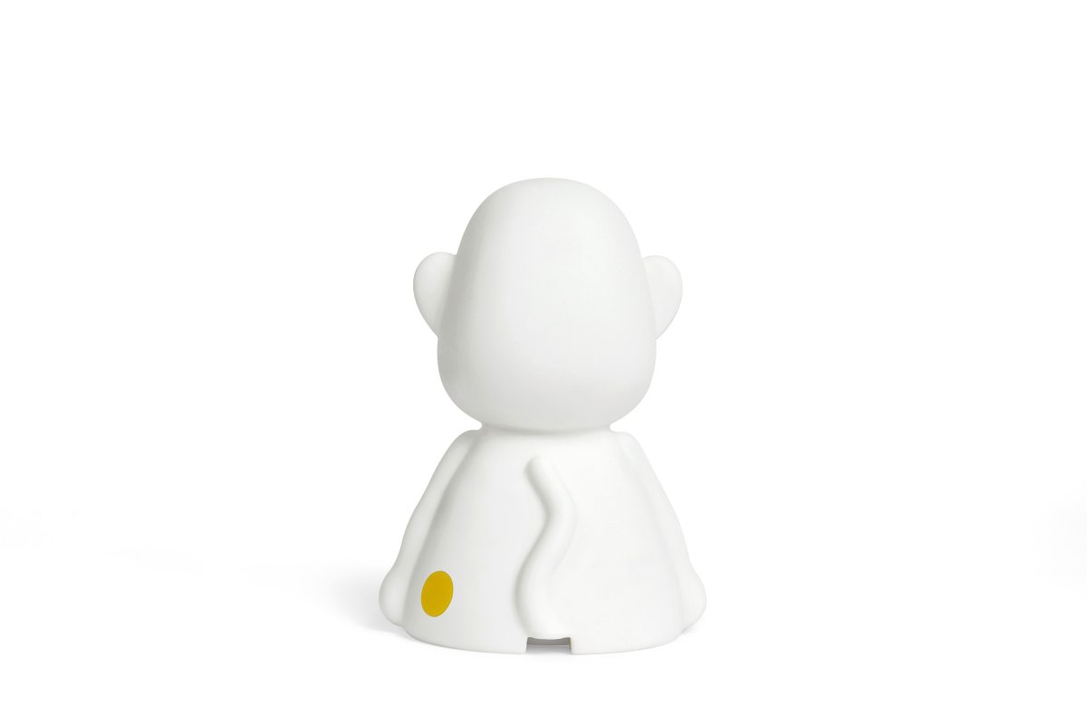 Monkey First Light Blanc lampe pour enfant De Mr Maria - La lampe First Light Monkey allie style, fonctionnalit&eacute; et s&eacute;curit&eacute;, ce qui en fait le choix parfait pour les parents &agrave; la recherche d'une veilleuse fiable et mignonne pour leurs enfants.