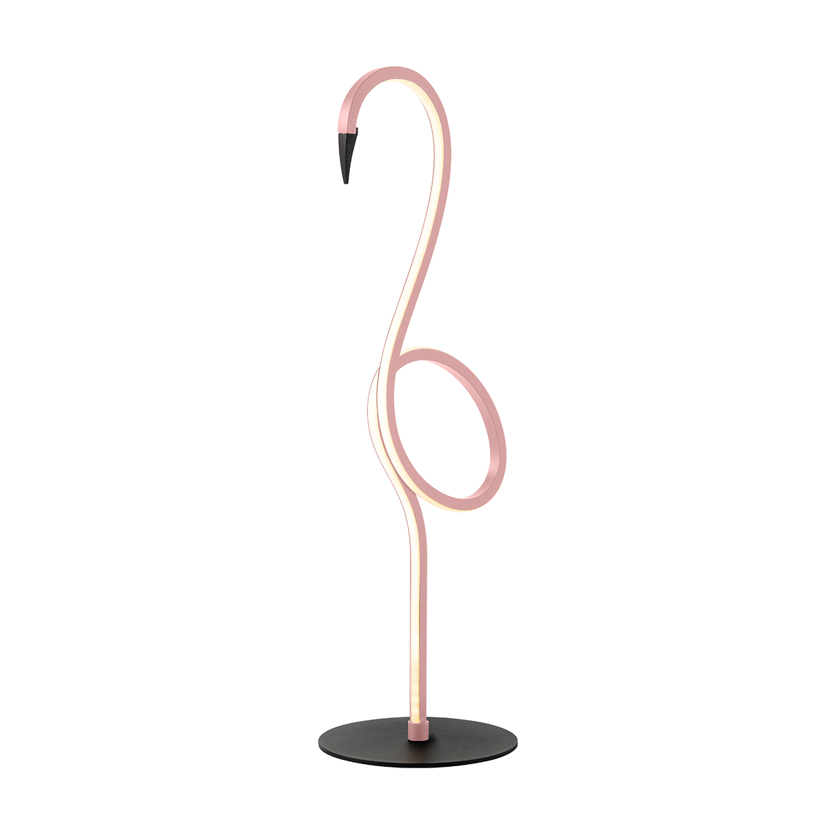 Flamingo 50cm Rose lampe de table De Elstead Lighting - Flamingo &auml;r en konstn&auml;rlig och elegant bordslampa som kombinerar modern design med skulptural estetik.