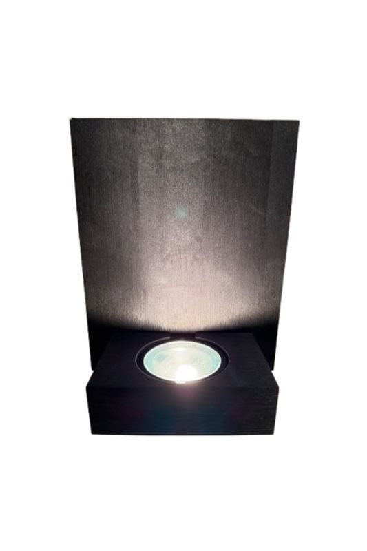 Wallight LED 25cm Noir De Frilight - Remarque : Si vous souhaitez utiliser une autre ampoule LED ou votre propre ampoule, vous aurez besoin d'une ampoule LED G4 plate d'une puissance maximale de 5 W et d'une tension de 12 V.