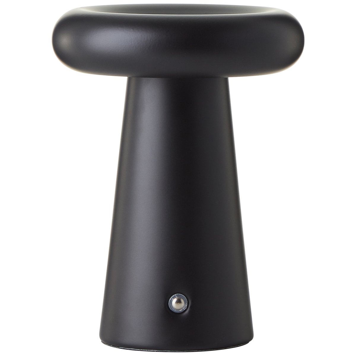 Muffin 18cm Noir portable De Brilliant - Muffin est une lampe de table portable d&eacute;corative en m&eacute;tal noir mat.