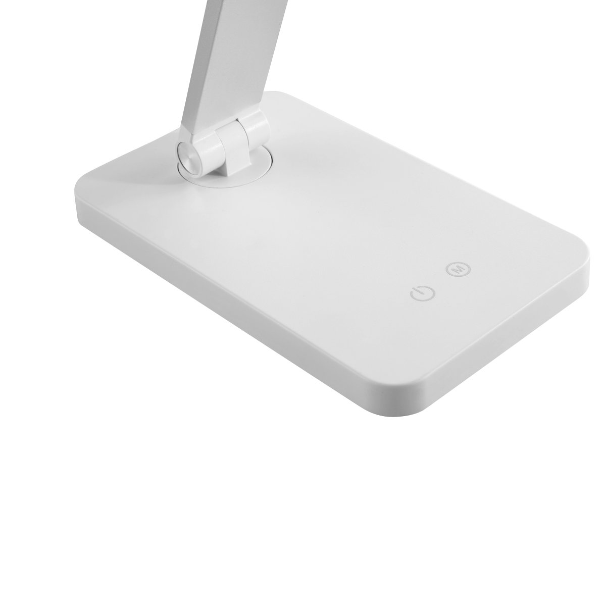 Lomina 38cm Blanc lampe de bureau De Brilliant - Lomina est une lampe de bureau élégante et pratique, fabriquée en métal blanc et en plastique.