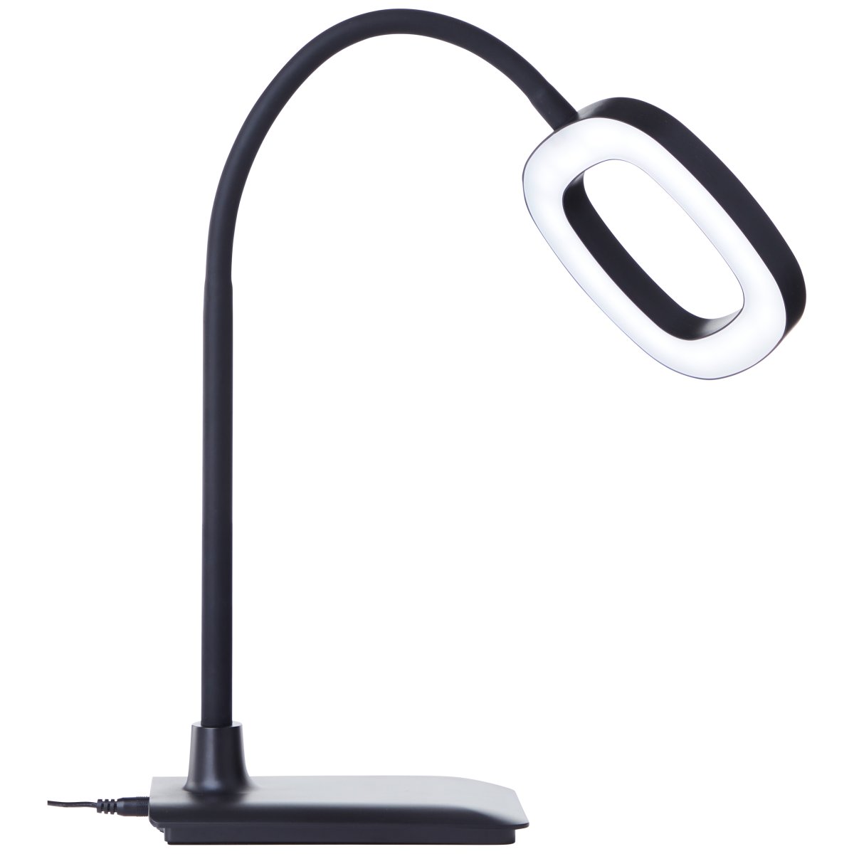 Maskat 43cm Noir lampe de bureau De Brilliant - La lampe de bureau Maskat est fabriquée en plastique robuste et séduit par son design moderne et minimaliste, idéal pour les bureaux à domicile, les salles d'étude ou les coins bureau.