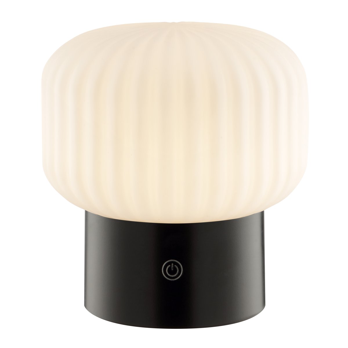 Sarastro 14cm Noir portable De Brilliant - Sarastro est une lampe portable et rechargeable en verre et plastique, au style moderne et élégant.
