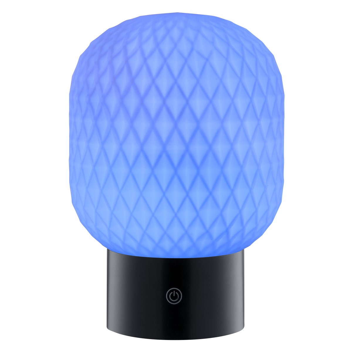 Sarastro 20cm Noir portable De Brilliant - Sarastro est une lampe portable et rechargeable en verre et plastique, au style moderne et élégant.